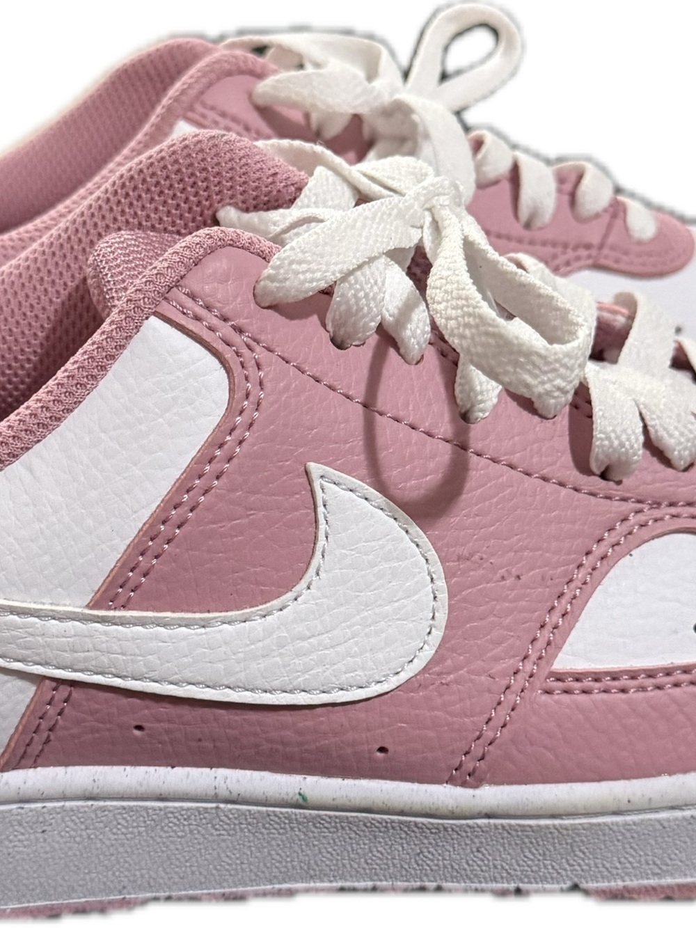 Nike Women’s Low-Top Sneakers in Pink and White